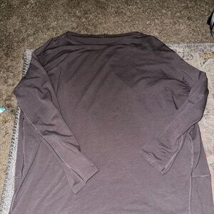 Men's Brown Long Sleeve Shirt